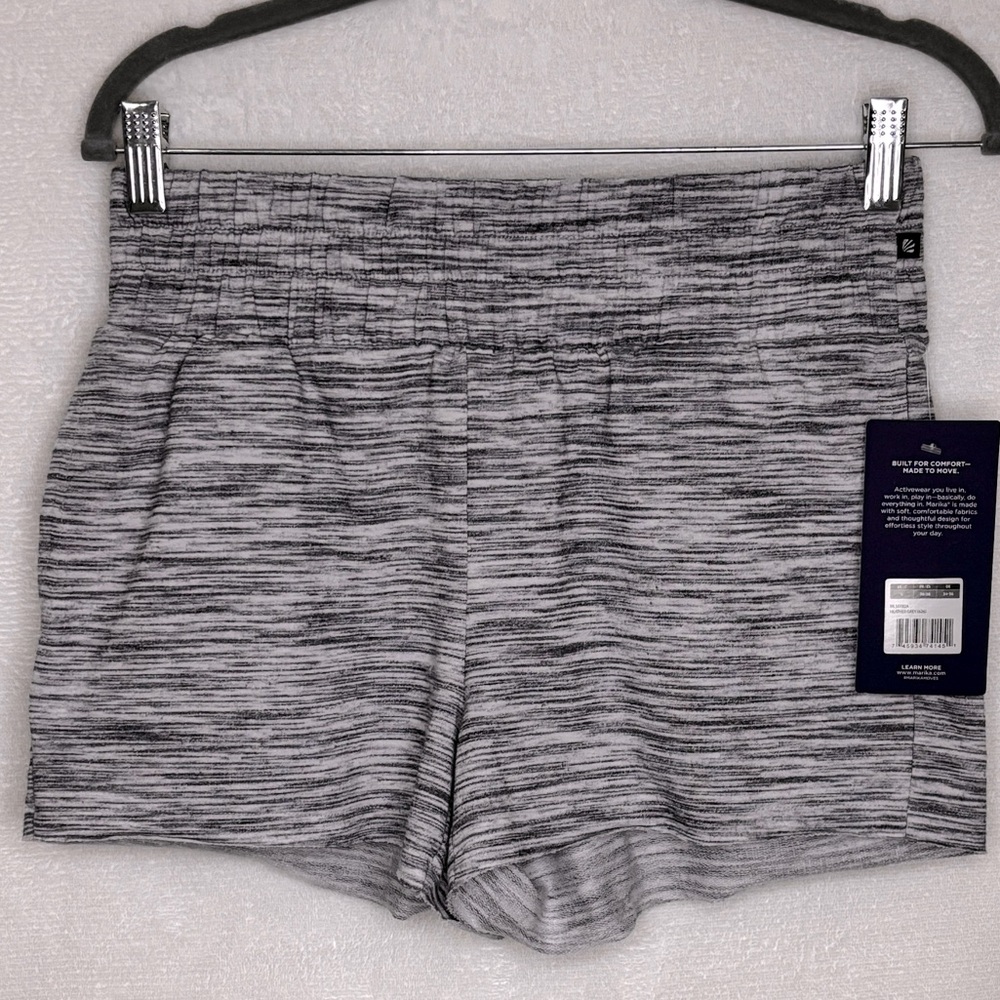 Marika Mila Soft Pull On Short in Heather Grey, Size Small